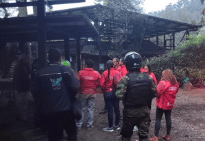 Querían armar fiesta techno en plena reserva y los pillaron a tiempo